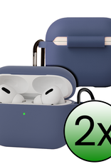 BASEY. BASEY. AirPods Pro 3 Hoesje - Grijsblauw - 2 PACK