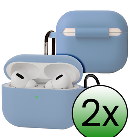 BASEY. BASEY. AirPods Pro 3 Hoesje - Lichtblauw - 2 PACK
