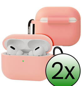 BASEY. BASEY. AirPods Pro 3 Hoesje - Lichtroze - 2 PACK