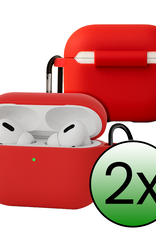 BASEY. BASEY. AirPods Pro 3 Hoesje - Rood - 2 PACK