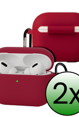 BASEY. BASEY. AirPods Pro 3 Hoesje - Wijnrood - 2 PACK