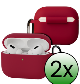 BASEY. BASEY. AirPods Pro 3 Hoesje - Wijnrood - 2 PACK