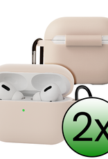BASEY. BASEY. AirPods Pro 3 Hoesje - Zand - 2 PACK