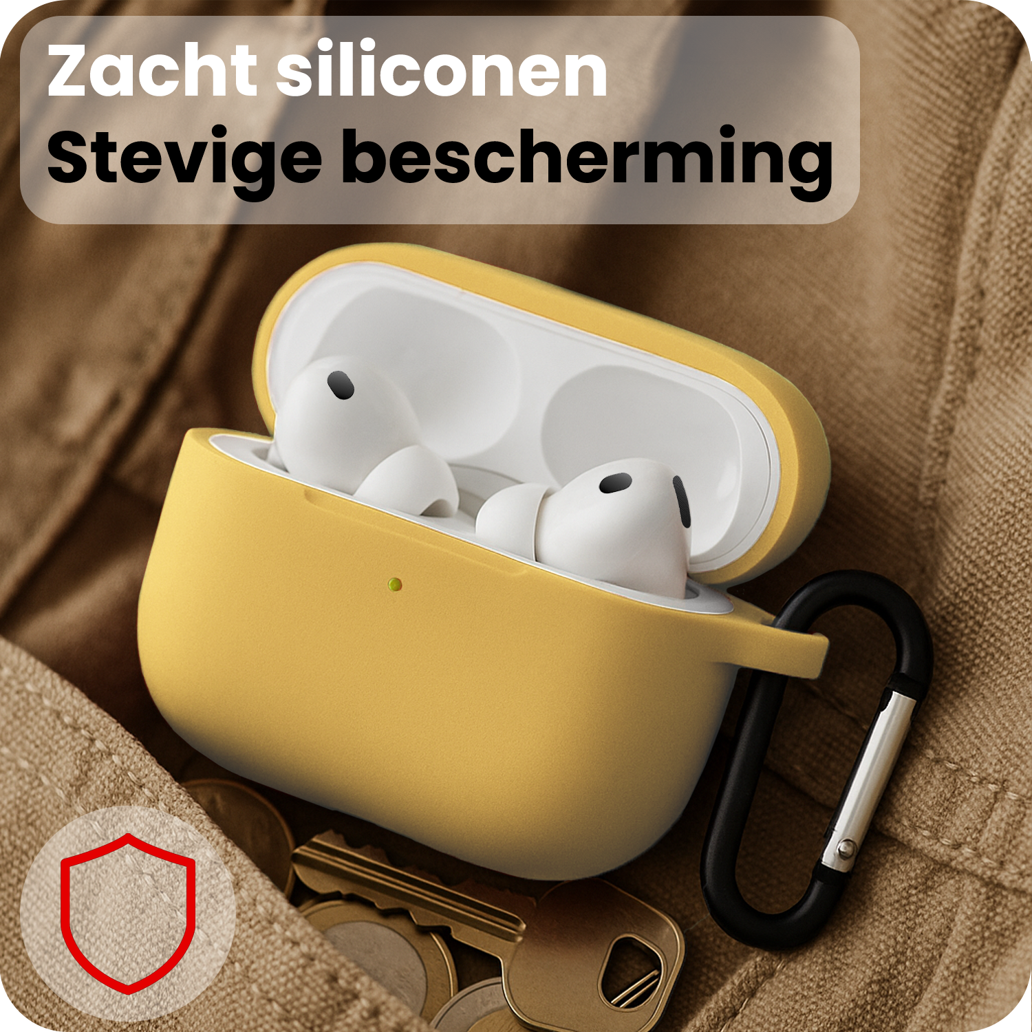 NoXx NoXx AirPods Pro 3 Hoesje - Geel