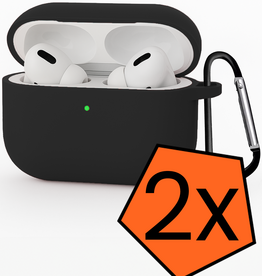 Nomfy Nomfy AirPods Pro 3 Hoesje - Zwart - 2 PACK