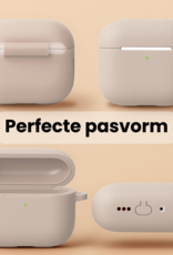 Nomfy Nomfy AirPods Pro 3 Hoesje - Zand - 2 PACK