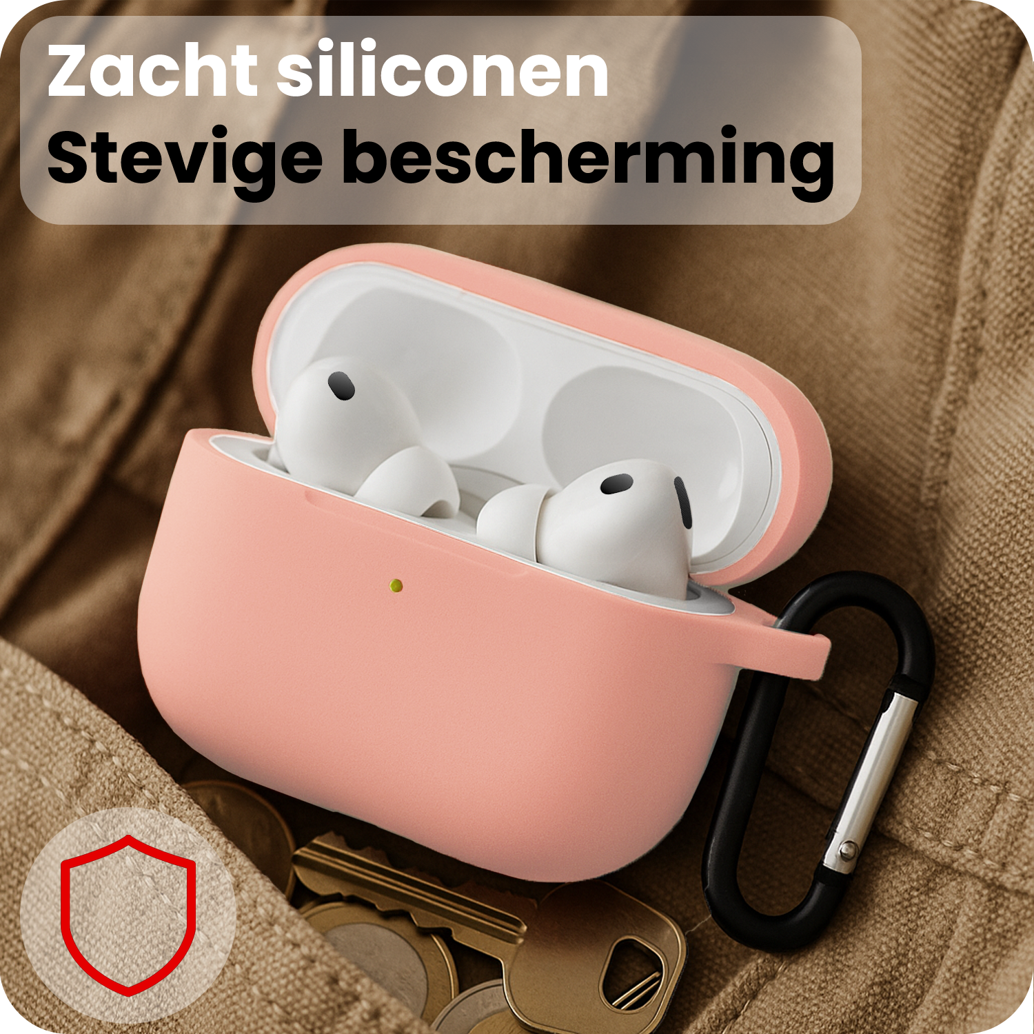 NoXx NoXx AirPods Pro 3 Hoesje - Lichtroze