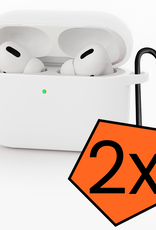 Nomfy Nomfy AirPods Pro 3 Hoesje - Wit - 2 PACK
