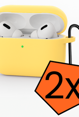 Nomfy Nomfy AirPods Pro 3 Hoesje - Geel - 2 PACK