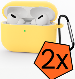 Nomfy Nomfy AirPods Pro 3 Hoesje - Geel - 2 PACK