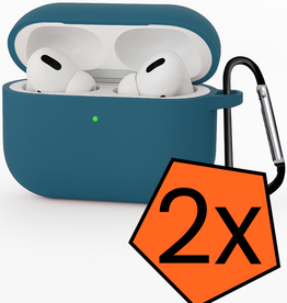 Nomfy Nomfy AirPods Pro 3 Hoesje - Donkerblauw - 2 PACK