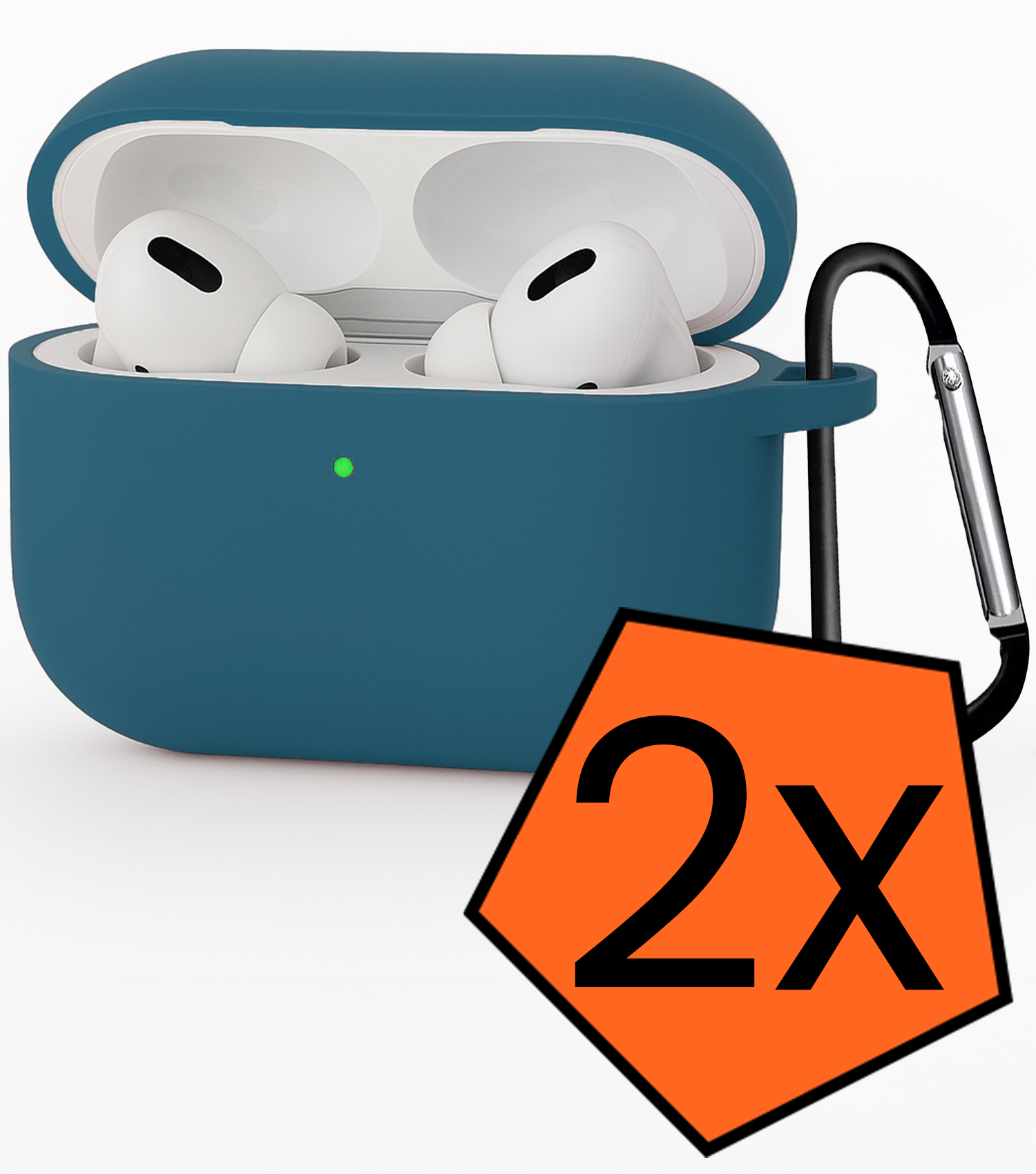 Nomfy Nomfy AirPods Pro 3 Hoesje - Donkerblauw - 2 PACK