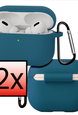 NoXx NoXx AirPods Pro 3 Hoesje - Donkerblauw - 2 PACK