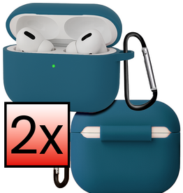 NoXx NoXx AirPods Pro 3 Hoesje - Donkerblauw - 2 PACK