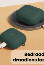 NoXx NoXx AirPods Pro 3 Hoesje - Donkergroen - 2 PACK