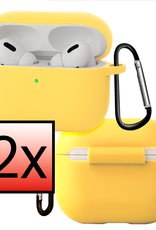 NoXx NoXx AirPods Pro 3 Hoesje - Geel - 2 PACK