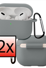 NoXx NoXx AirPods Pro 3 Hoesje - Grijs - 2 PACK
