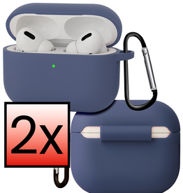 NoXx NoXx AirPods Pro 3 Hoesje - Grijsblauw - 2 PACK