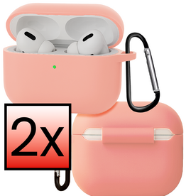 NoXx NoXx AirPods Pro 3 Hoesje - Lichtroze - 2 PACK