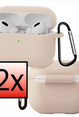 NoXx NoXx AirPods Pro 3 Hoesje - Zand - 2 PACK