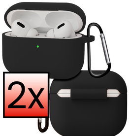 NoXx NoXx AirPods Pro 3 Hoesje - Zwart - 2 PACK