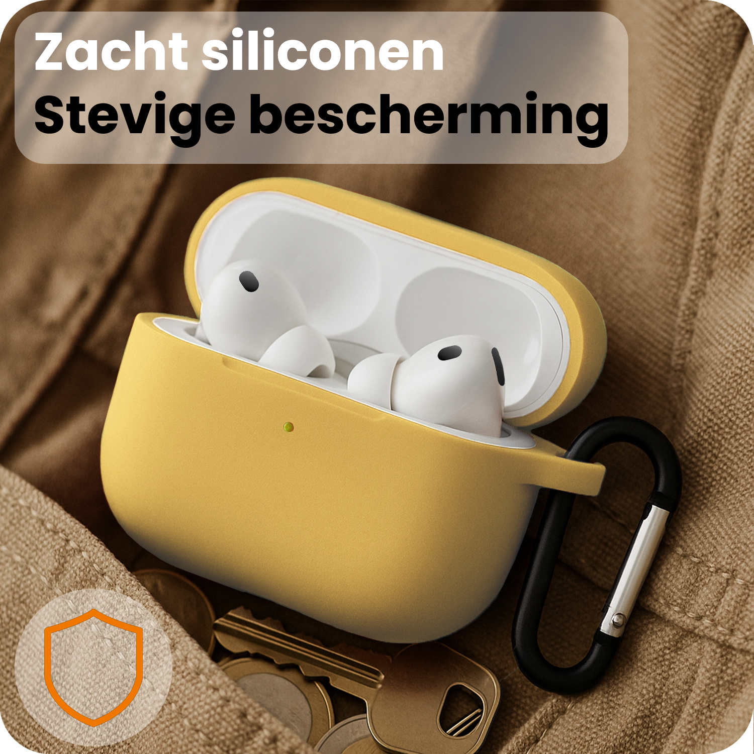 Nomfy Nomfy AirPods Pro 3 Hoesje - Geel