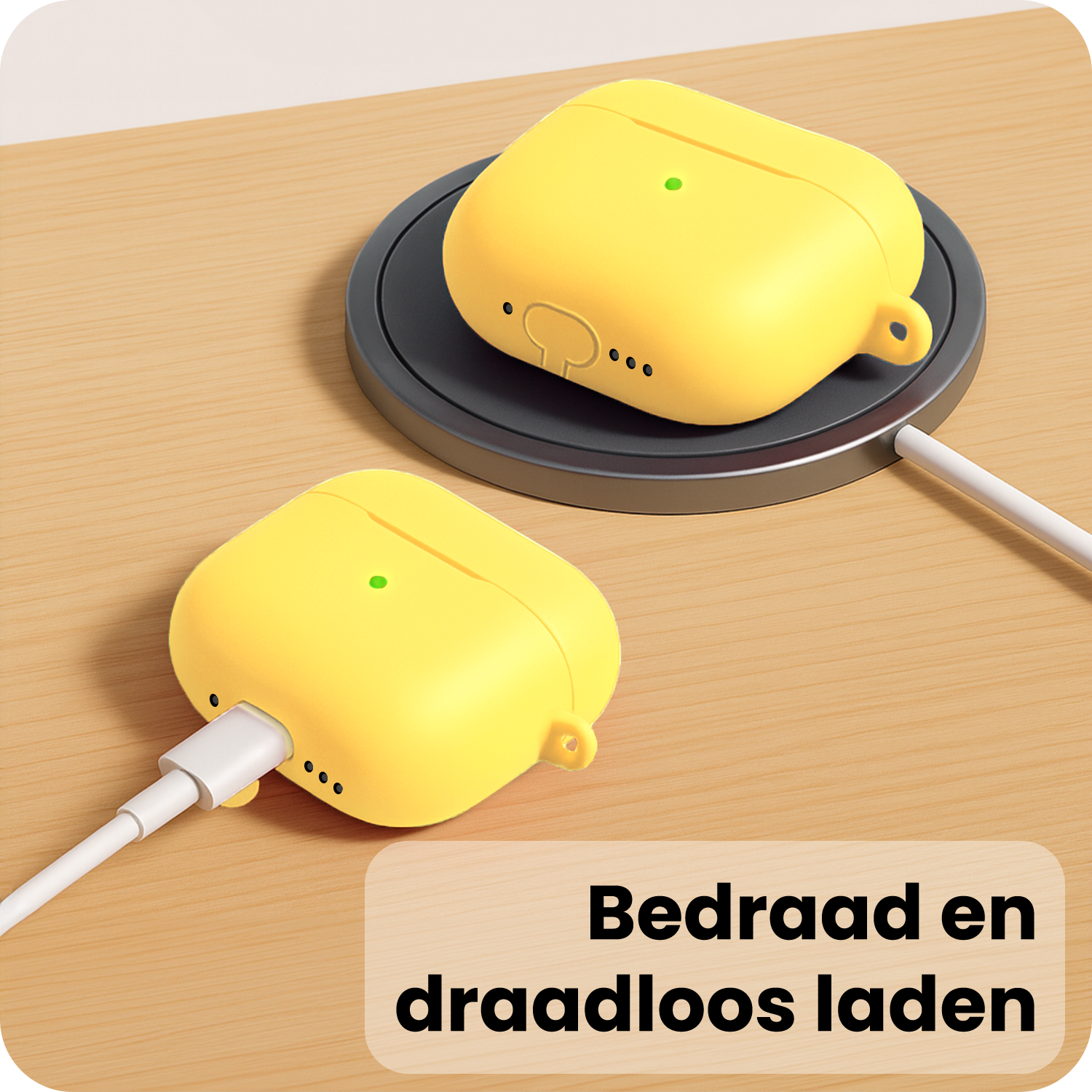 Nomfy Nomfy AirPods Pro 3 Hoesje - Geel