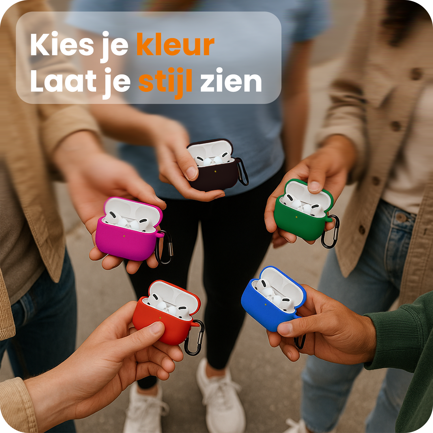 Nomfy Nomfy AirPods Pro 3 Hoesje - Geel