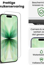 BASEY. BASEY. iPhone 17 Screenprotector Glas Met Dichte Notch - 3 PACK