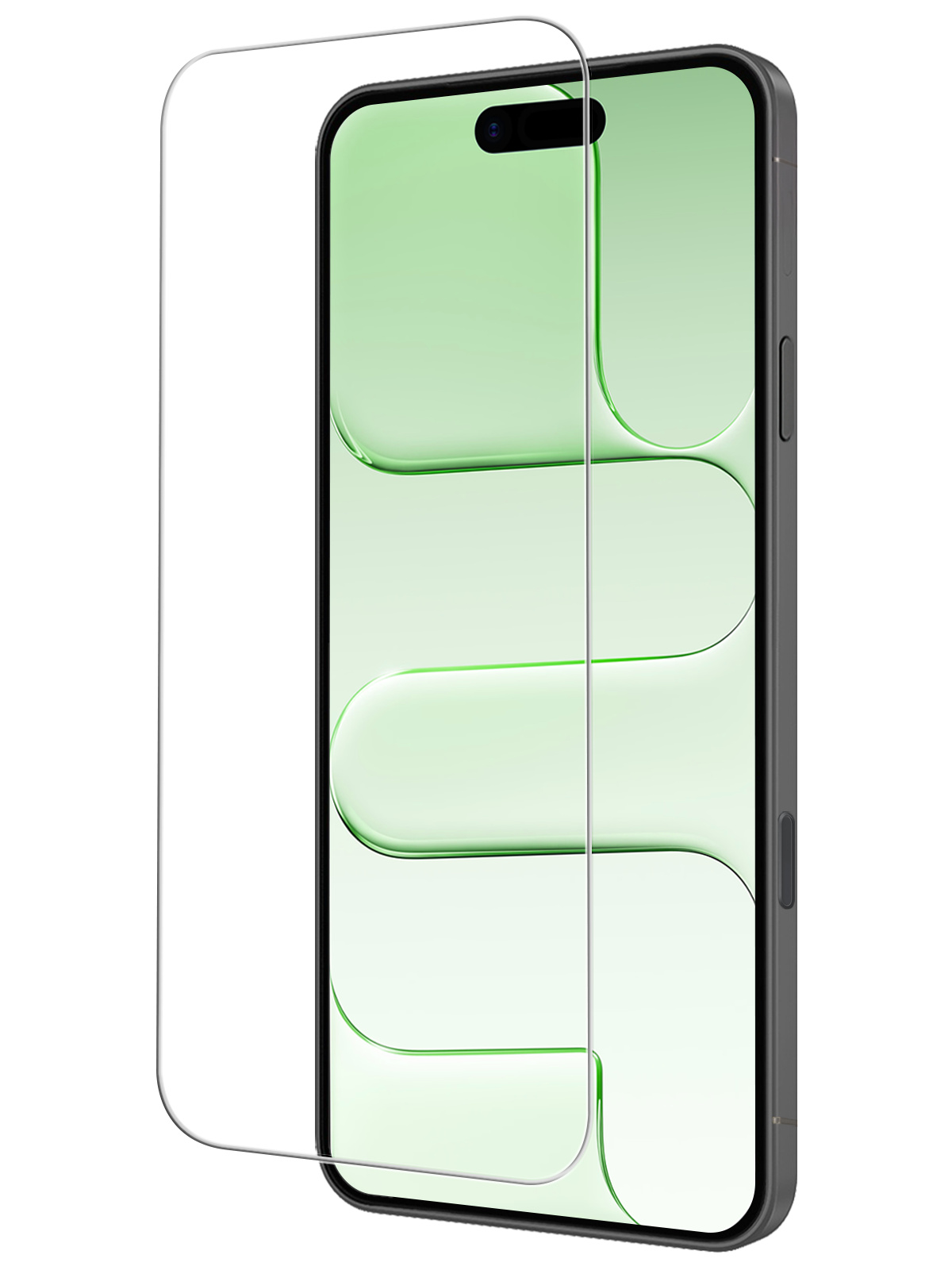 BASEY. BASEY. iPhone Air Screenprotector Glas Met Dichte Notch