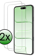 BASEY. BASEY. iPhone Air Screenprotector Glas Met Dichte Notch - 2 PACK