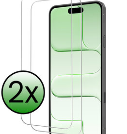 BASEY. BASEY. iPhone Air Screenprotector Glas Met Dichte Notch - 2 PACK