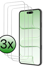 BASEY. BASEY. iPhone Air Screenprotector Glas Met Dichte Notch - 3 PACK