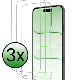 BASEY. BASEY. iPhone Air Screenprotector Glas Met Dichte Notch - 3 PACK