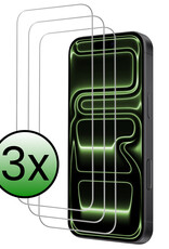 BASEY. BASEY. iPhone 17 Pro Max Screenprotector Glas Met Dichte Notch - 3 PACK