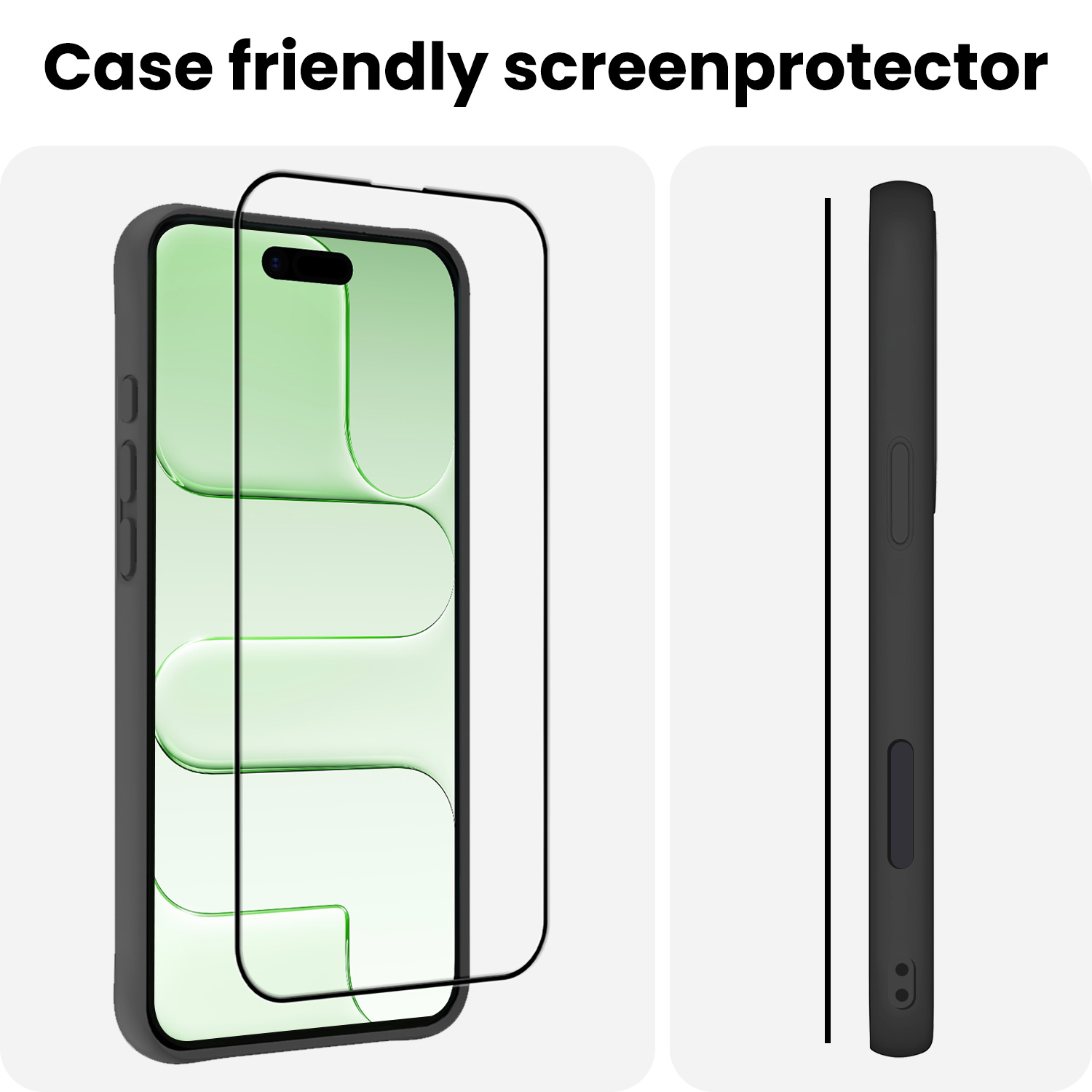 BASEY. BASEY. iPhone Air Screenprotector Glas Full Cover 2D