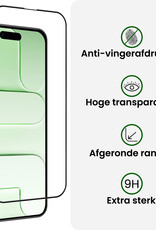 BASEY. BASEY. iPhone Air Screenprotector Glas Full Cover 2D - 2 PACK