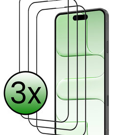 BASEY. BASEY. iPhone Air Screenprotector Glas Full Cover 2D - 3 PACK