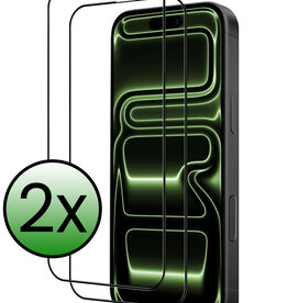 BASEY. BASEY. iPhone 17 Pro Screenprotector Glas Full Cover 2D - 2 PACK
