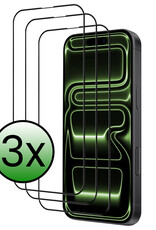 BASEY. BASEY. iPhone 17 Pro Max Screenprotector Glas Full Cover 2D - 3 PACK