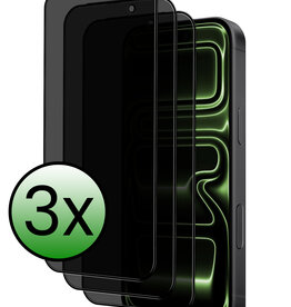 BASEY. BASEY. iPhone 17 Pro Screenprotector Glas Privacy - 3 PACK