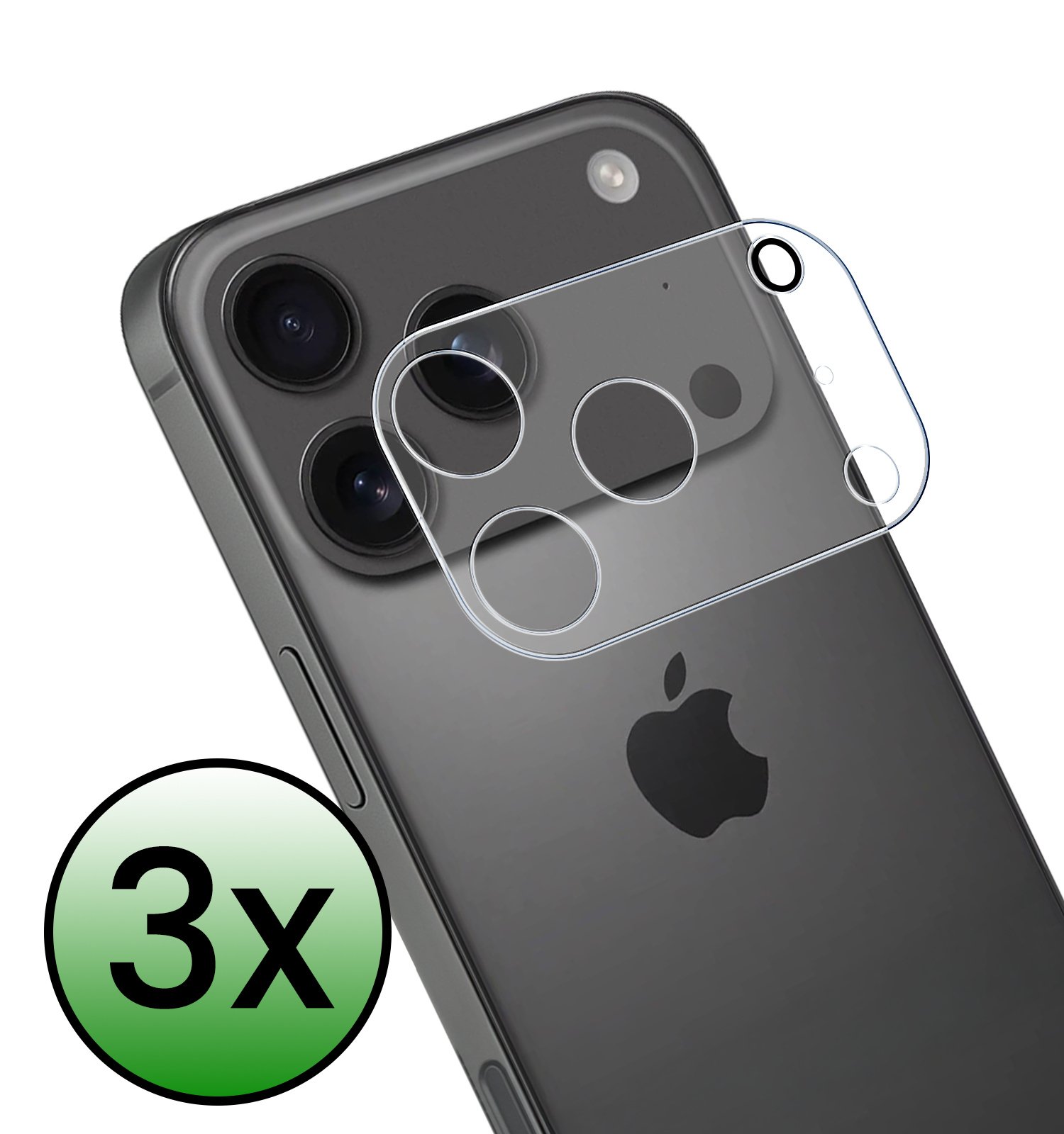 BASEY. BASEY. iPhone 17 Pro Camera Screenprotector - 3 PACK