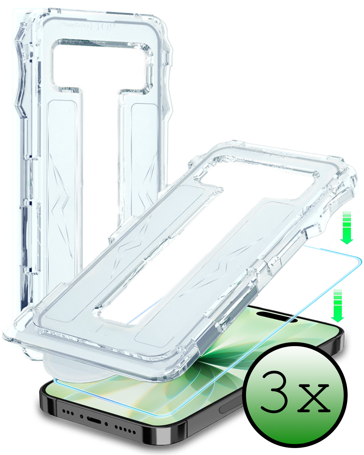 BASEY. BASEY. iPhone 17 Hybrid Screenprotector - 3 PACK