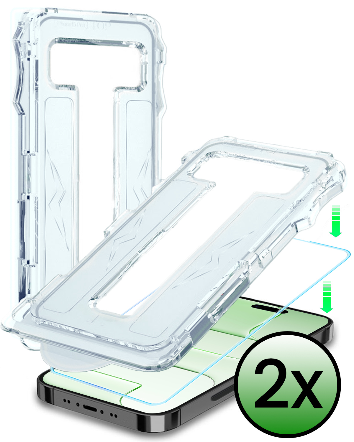 BASEY. BASEY. iPhone Air Hybrid Screenprotector - 2 PACK