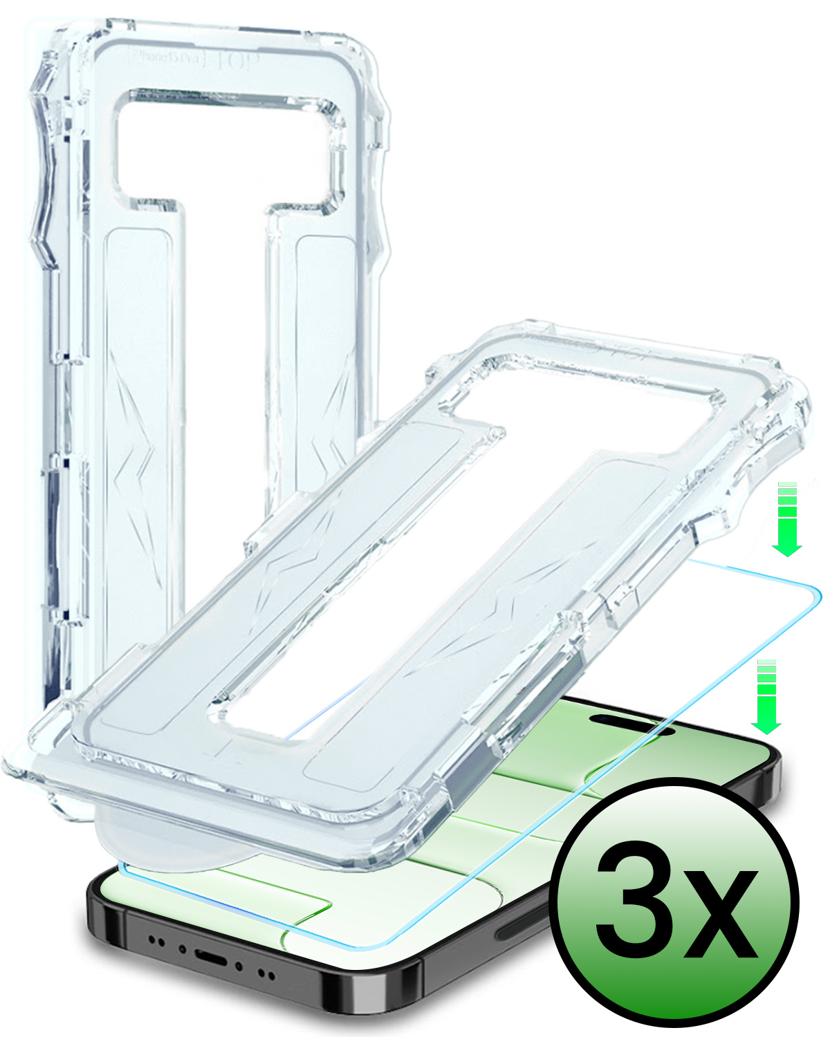 BASEY. BASEY. iPhone Air Hybrid Screenprotector - 3 PACK