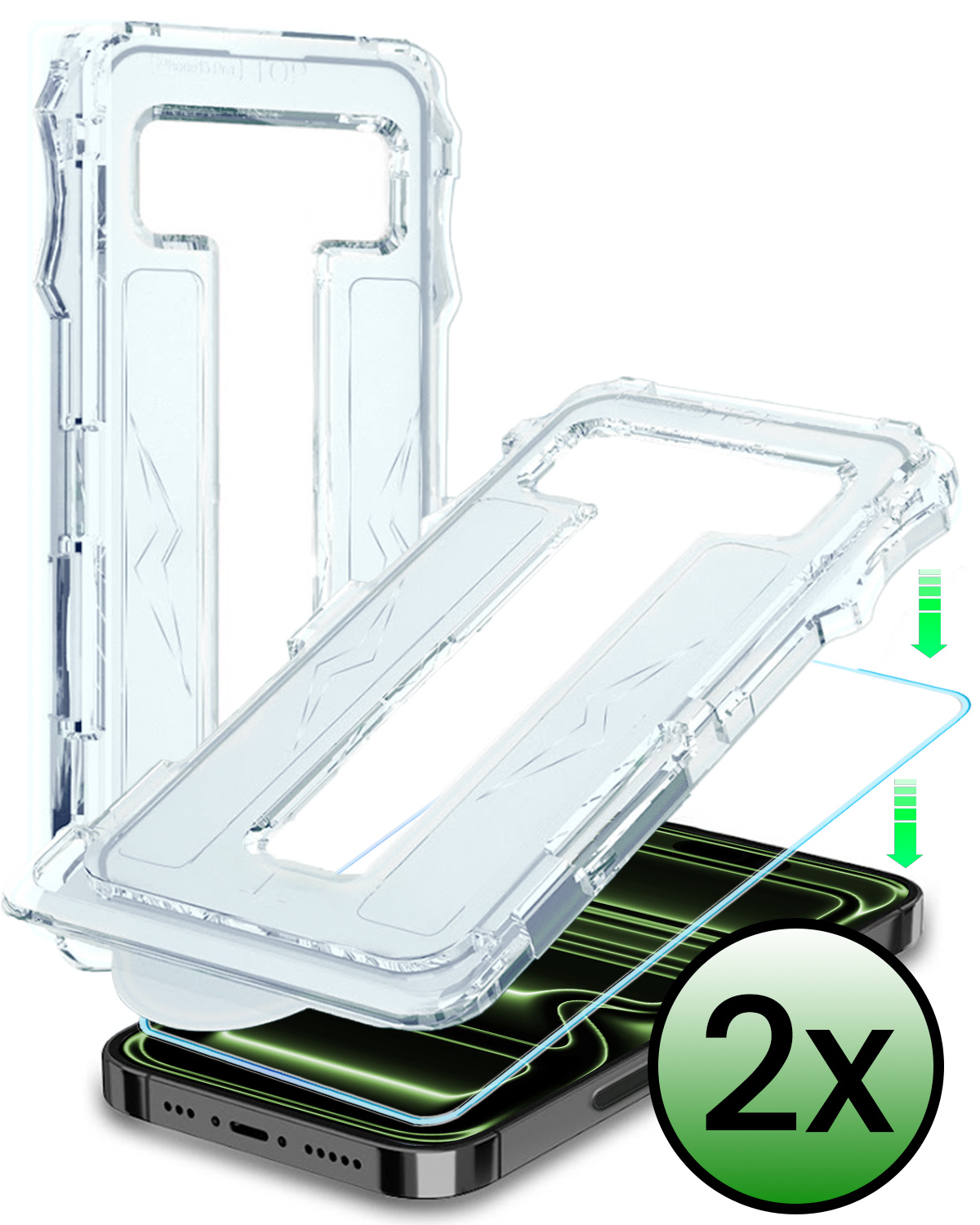 BASEY. BASEY. iPhone 17 Pro Hybrid Screenprotector - 2 PACK