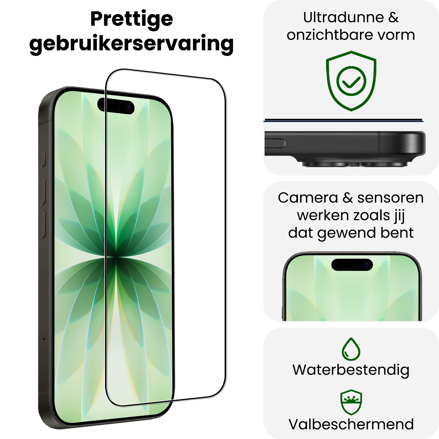 BASEY. BASEY. iPhone 17 Screenprotector Met Installieframe