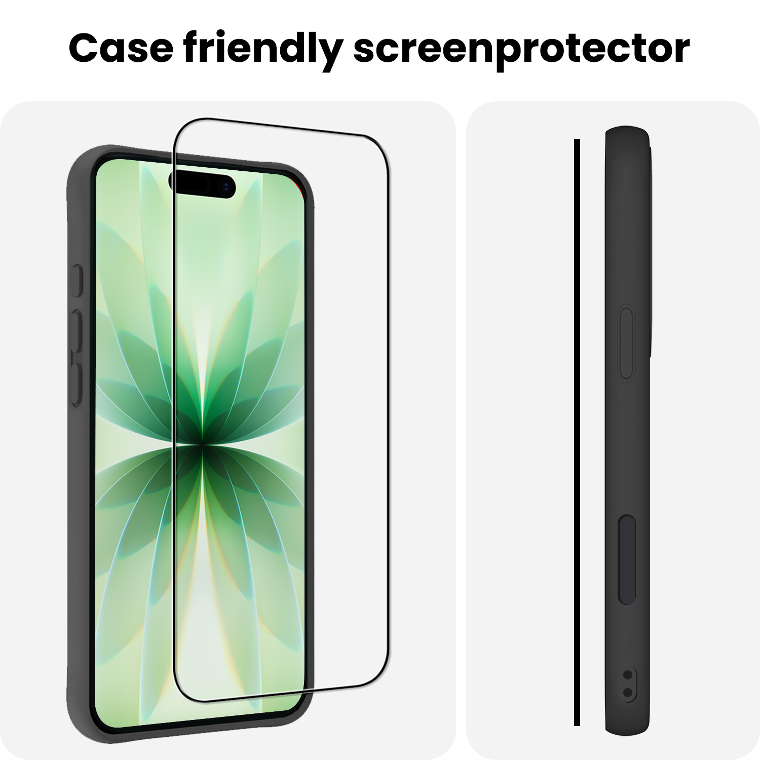BASEY. BASEY. iPhone 17 Screenprotector Met Installieframe - 2 PACK