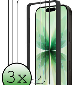 BASEY. BASEY. iPhone 17 Screenprotector Met Installieframe - 3 PACK