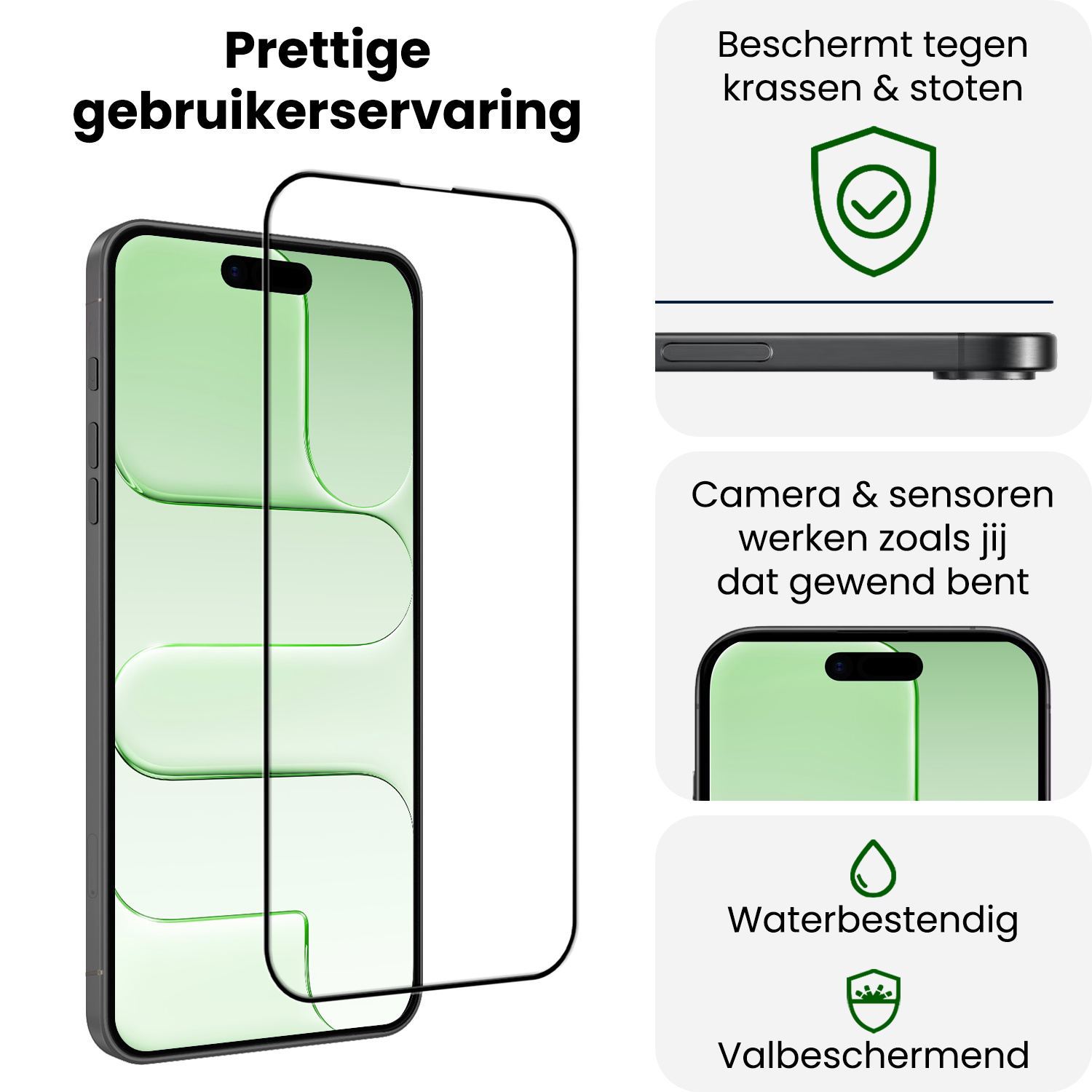 BASEY. BASEY. iPhone Air Screenprotector Met Installieframe